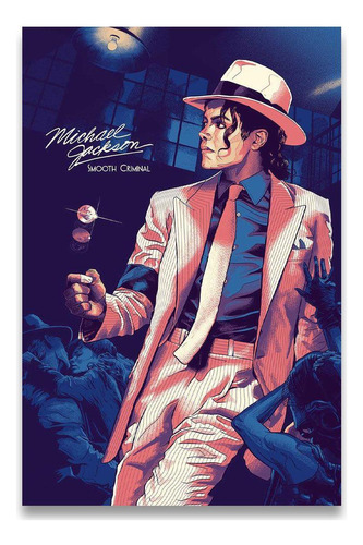 Poster Decorativo 42cm X 30cm A3 Brilhante Michael Jackson