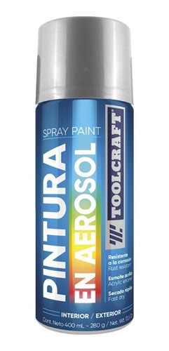 Pintura Aerosol 400ml Negro Satinado Tc - Ml A $20