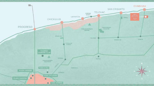 Terreno I Lote En Venta Merida, Privada Amarea Playa Chabihau, Dic 2025.