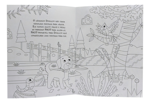 Amiguinhos para Colorir: Cãozinho, de © Todolivro Ltda.. Editorial Brasileitura, capa mole em português, 2022