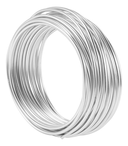 Alambre De Aluminio De 3 Mm, Alambre Plateado De 10 M Para F