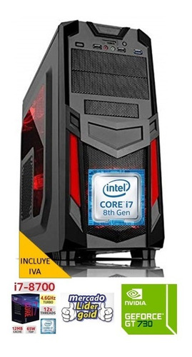 Imagen 1 de 5 de Computador Gamer Intel Core I7 8va Gen 1tb 16gb Gt-730 4gb