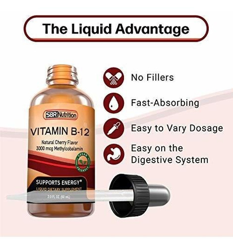 Imagen 5 de 7 de Gotas Líquidas Sublinguales De Vitamina B12: La
