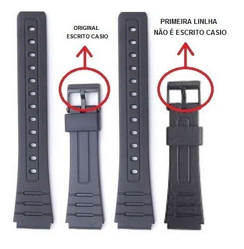 Kit Com 2 Pulseira Para Relógio Casio Primeira Linha