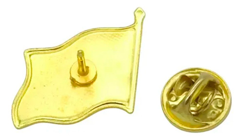 120 X Piocha, Pin, Bandera Chilena Metálica, Botón, Chile