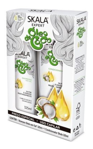 Kit Shampoo Y Acondicionador Skala Aceite De Coco, Oleo