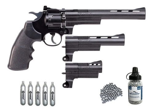 Revolver Crosman Metal 465fps + Bbs + Tanques + 1 Año Garant