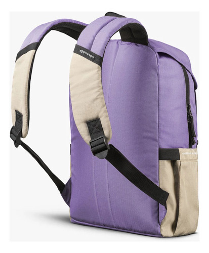 Mochila Galapagos Gaivota 15l Cor Roxo/caqui Desenho Do Tecido Lisa