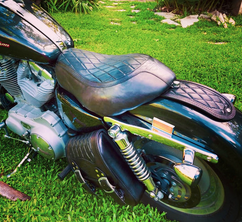 Protector Guardabarros Fender Harley Davidson Black Hawk Rombos
