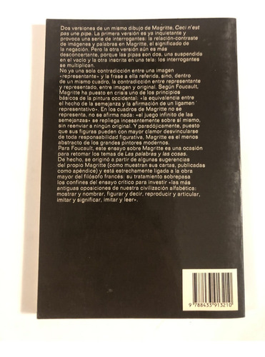 Esto No Es Una Pipa: Ensayo Sobre Magritte De M. Foucault