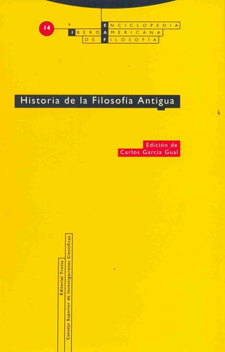 Historia De La Filosofia Antigua - Carlos García Gual