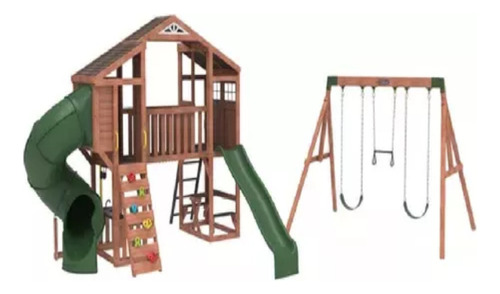 Juego Infantil De Madera Para Exterior. Ideal Negocio