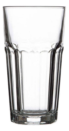 24 Vasos Vidrio Templado Casablanca 365 Ml Pasabahce Mayoreo Color Transparente