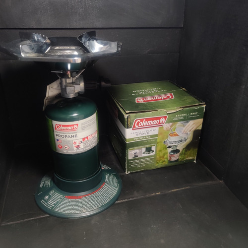Cocina De Camping Coleman Una Hornilla De Propano + Bombona