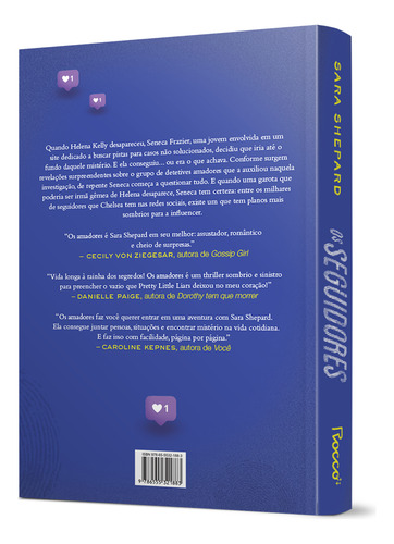 Os seguidores, de Shepard, Sara. Editorial Editora Rocco Ltda, capa mole em português, 2022