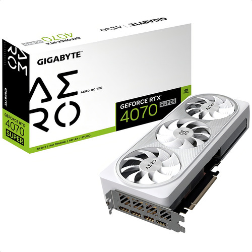 Placa de vídeo Gigabyte Rtx 4070 Super Aero Oc 12g 12gb