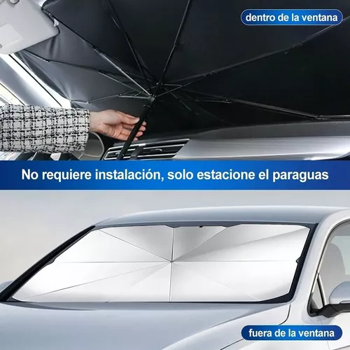 Parasol Coche Parabrisas Retráctil Cubre Protección Premium