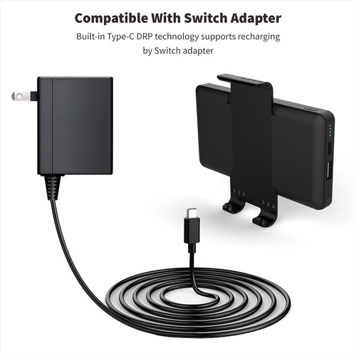 Portable Power Bank Compatible For Nintendo Switch, 10000mah