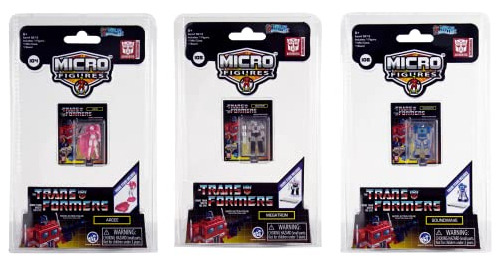 Mini Figuras Transformers Gen 2: Arcee, Megatron, Soundwave