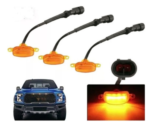 Luces Parrilla Compatible Ford Raptor Ram Hilux Ranger Dyl