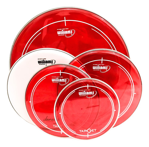 Kit De Peles Williams Red Wr2 10/12/14/16/22/14cx