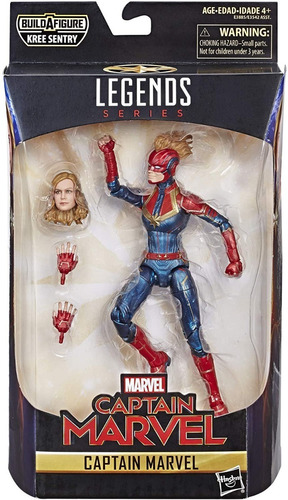 Marvel Legends Baf Kree Sentry Serie Completa 7pzs Capitana