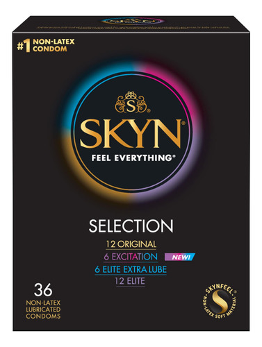 Preservativos Sin Latex Skyn Selection - Contiene Skyn Elite