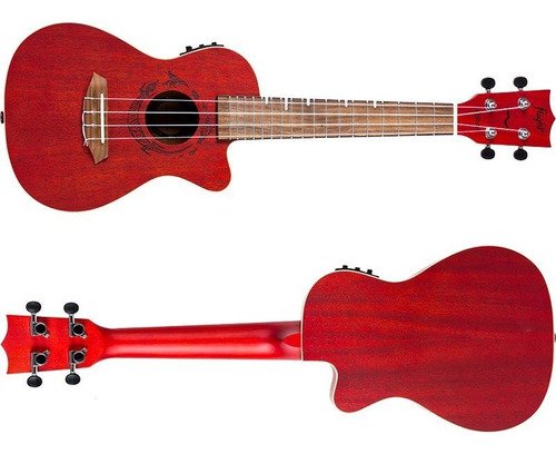 Ukulele Concierto Electroacustico Flight Duc380 Con Funda