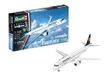 Embraer 190 Lufthansa - Escala 1/144 Revell 03937