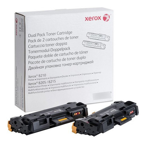 Toner Xerox 106r04349 Dual Pack Negro 6 Mil Paginas