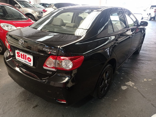 Imagem 8 de 11 de Corolla Xei 2.0 Flex Automatico 2012 Preta Completo Couro