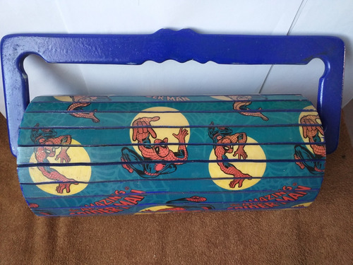 Lonchera De Colección- Spiderman - Lonchera De Madera (Usado)