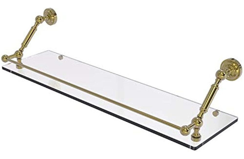 Allied Brass Dt-1-30-gal Dottingham Estante Flotante De Vidr