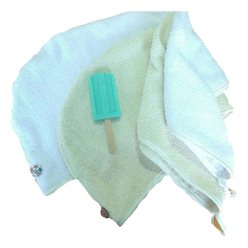 Cofia Turbante De Baño 100% Algodón