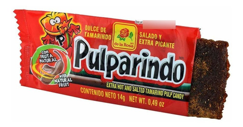 Dulce Mexicano Importado Enchilado De La Rosa® Pulparindo