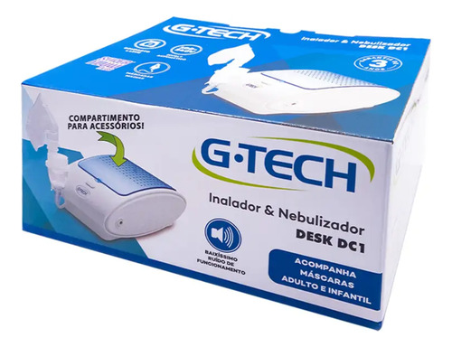 Inalador E Nebulizador Desk Dc1 G-tech
