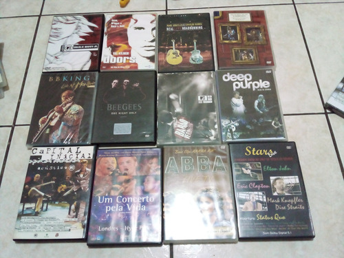 Lote 12 Dvds Pop E Rock Nacional E Internacional 