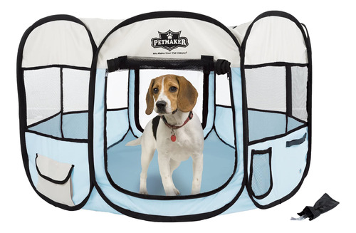 Corral Petmaker Coleccion Playpen Portatil Para Armar, Para