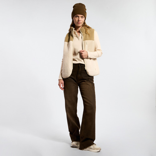 Chaleco Mujer Kevingston Poliester Beige Claro