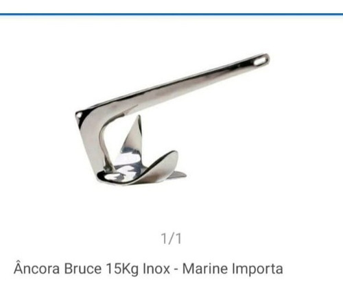Imagem 1 de 1 de Vendo Âncora Inox 15 Kilos