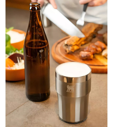 Copo Stanley Térmico Happy Hour 384ml Aço Inox Cerveja