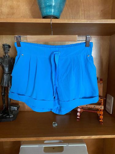 Short Lululemon Azul Turquesa