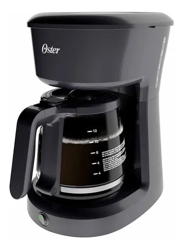 Cafetera Oster Negra De 12 Tazas Filtro Permanente