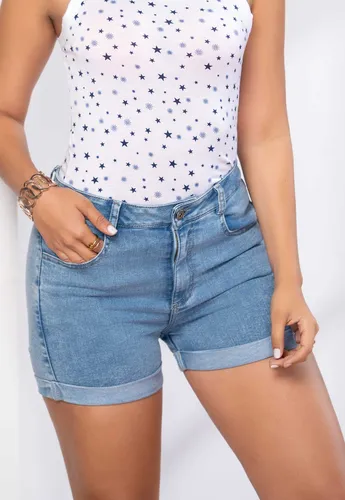 Short Mujer Azul Claro Mp 2448