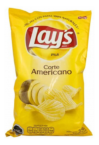 Papas Lays Snack Bolsa De 38g