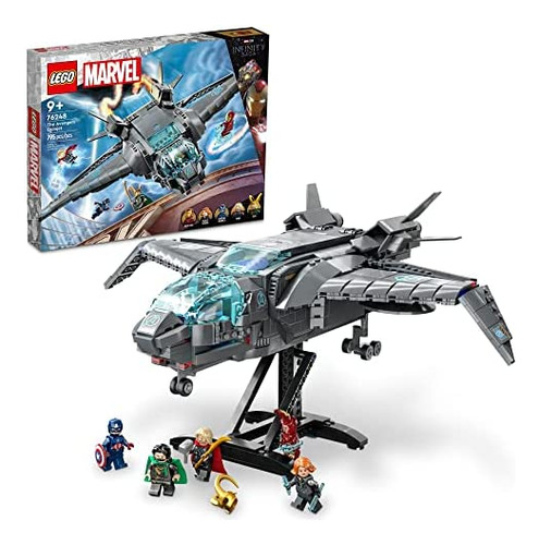 Lego Marvel The Avengers Quinjet 76248, Minifiguras De La Co