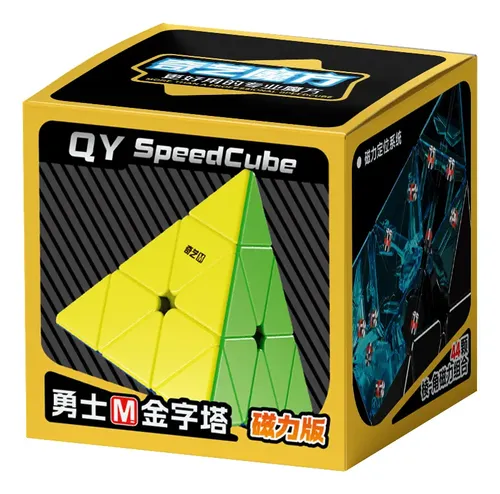 Cubo Sem Adesivo Pyraminx Warrior M Qiyi Magnetic Pyramid