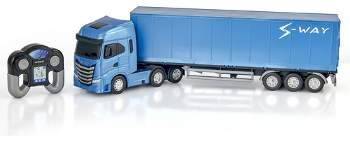 Caminhão Miniatura Brinquedo Iveco Bau S-way Controle Remoto