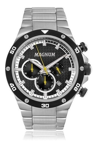 Relógio Magnum Business Masculino Prateado Ma34281y