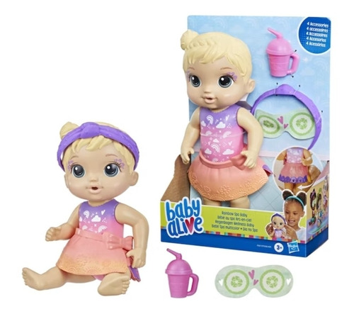 Baby Alive Día De Spa Multicolor - Rubia /happyjack 